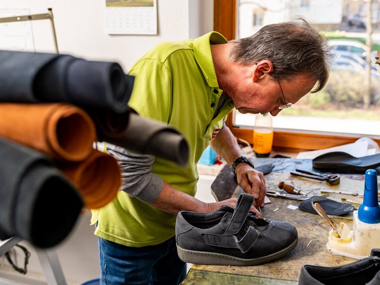 Massgeschneiderte-Schuhzurichtungen